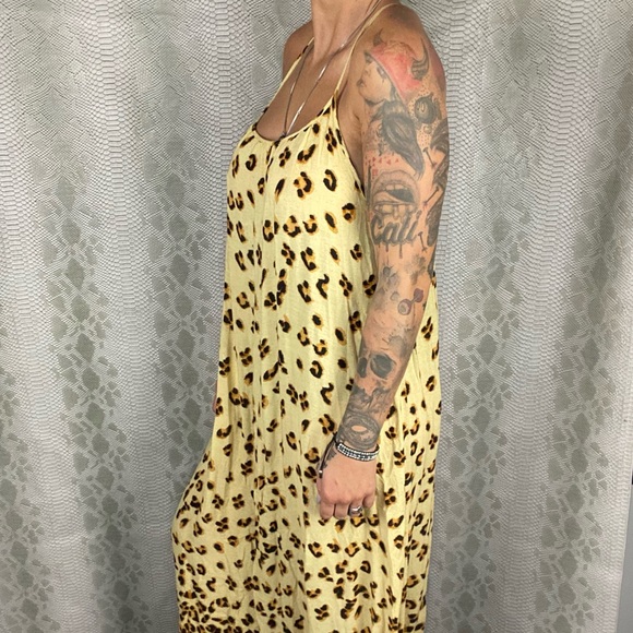 Mink pink long cheetah thick maxi dress 4FOR 60 - Picture 3 of 6